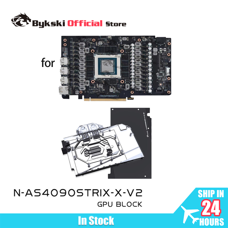 Rtx 4090 Water Block - Blok GPU Bykski untuk Kartu Grafis
