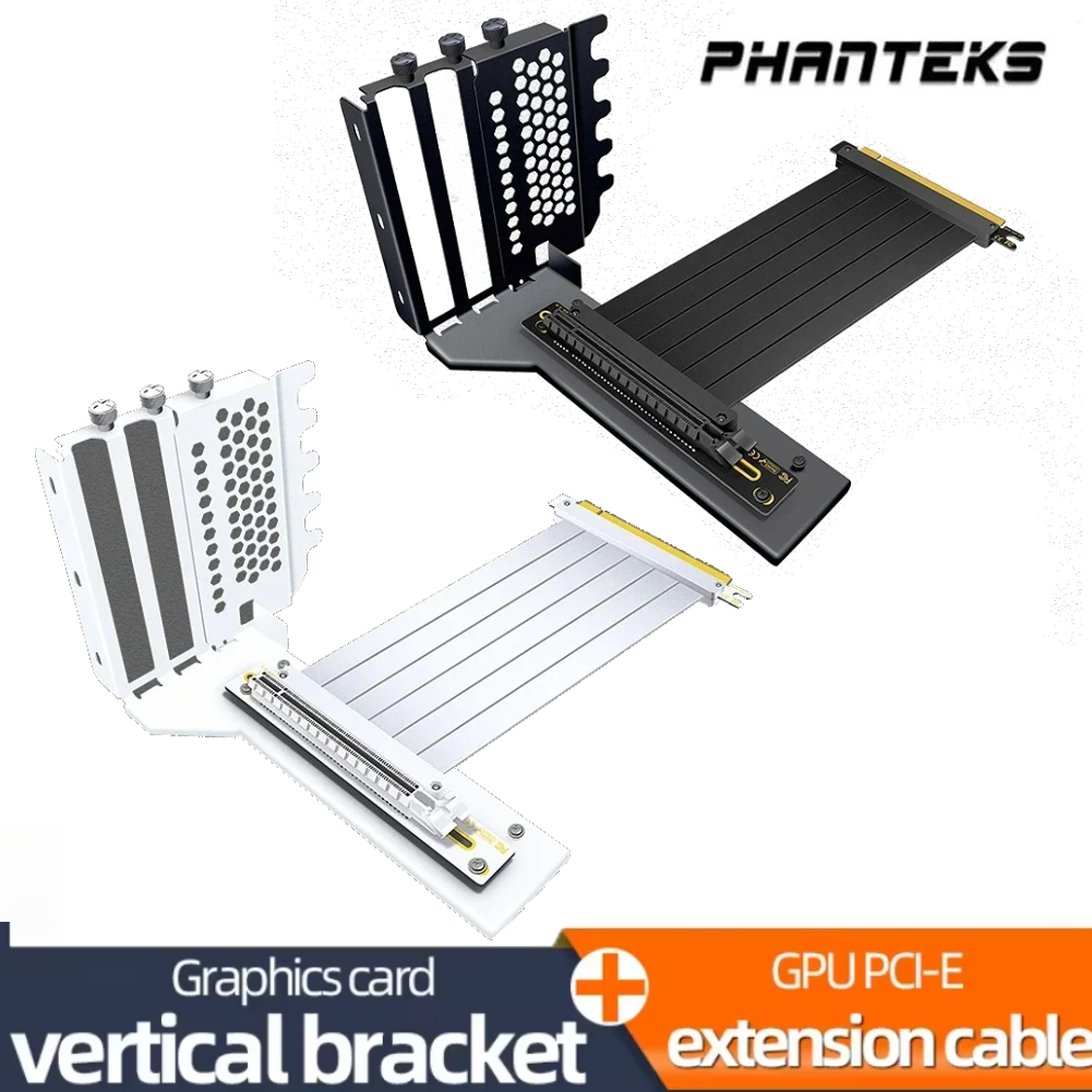 Pcie 5.0 Gpu Riser Cable - Braket Pemasangan GPU Vertikal untuk PC,