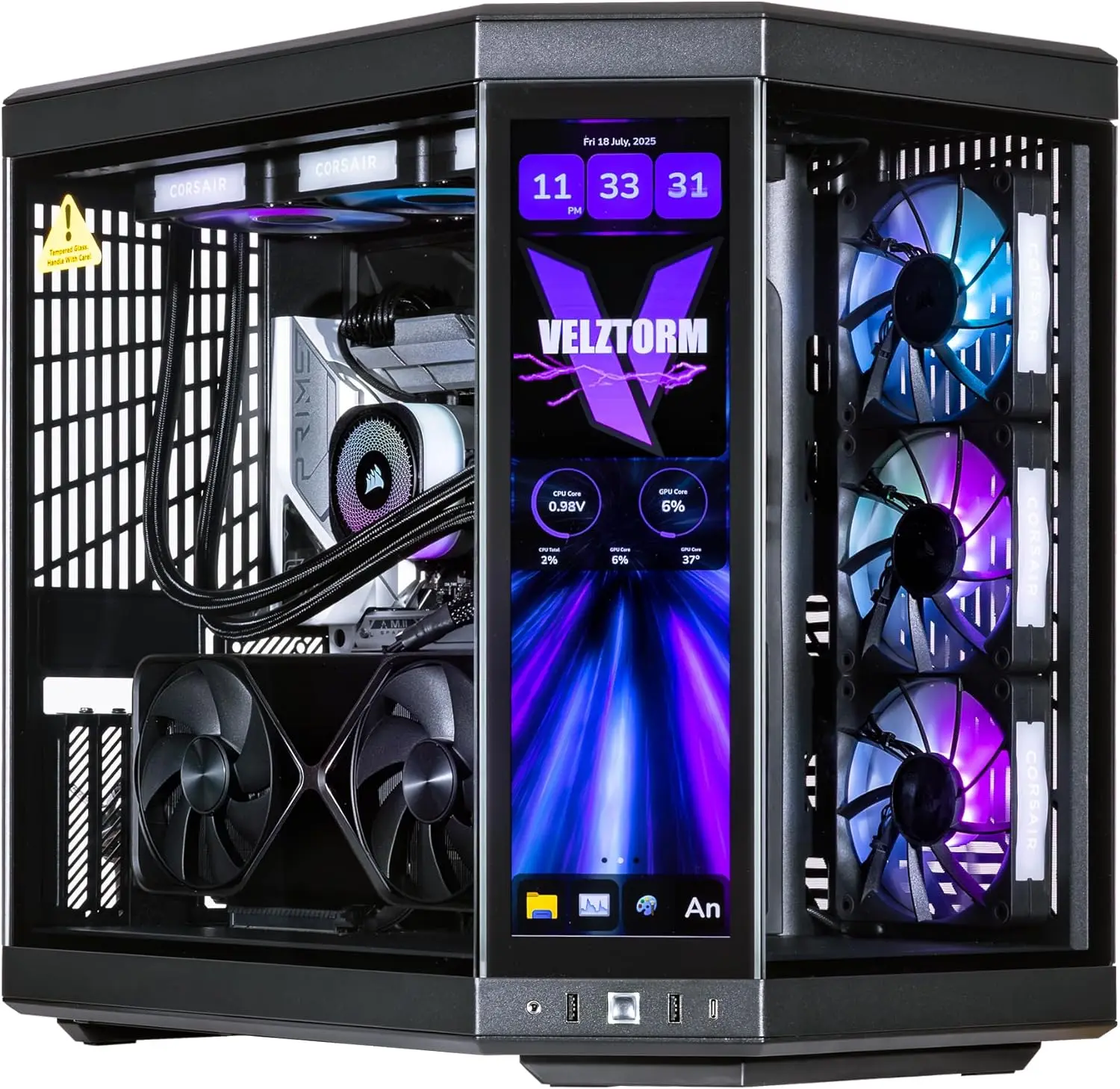 Rtx 5090 32Gb - PC Desktop Gaming Y70 dengan Layar