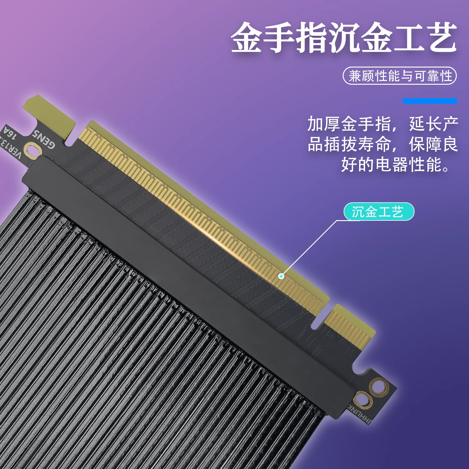 Kabel Ekstensi PCIE 5.0 X16 Ke - Pcie 5.0 Gpu Riser Cable ulasan dan harga