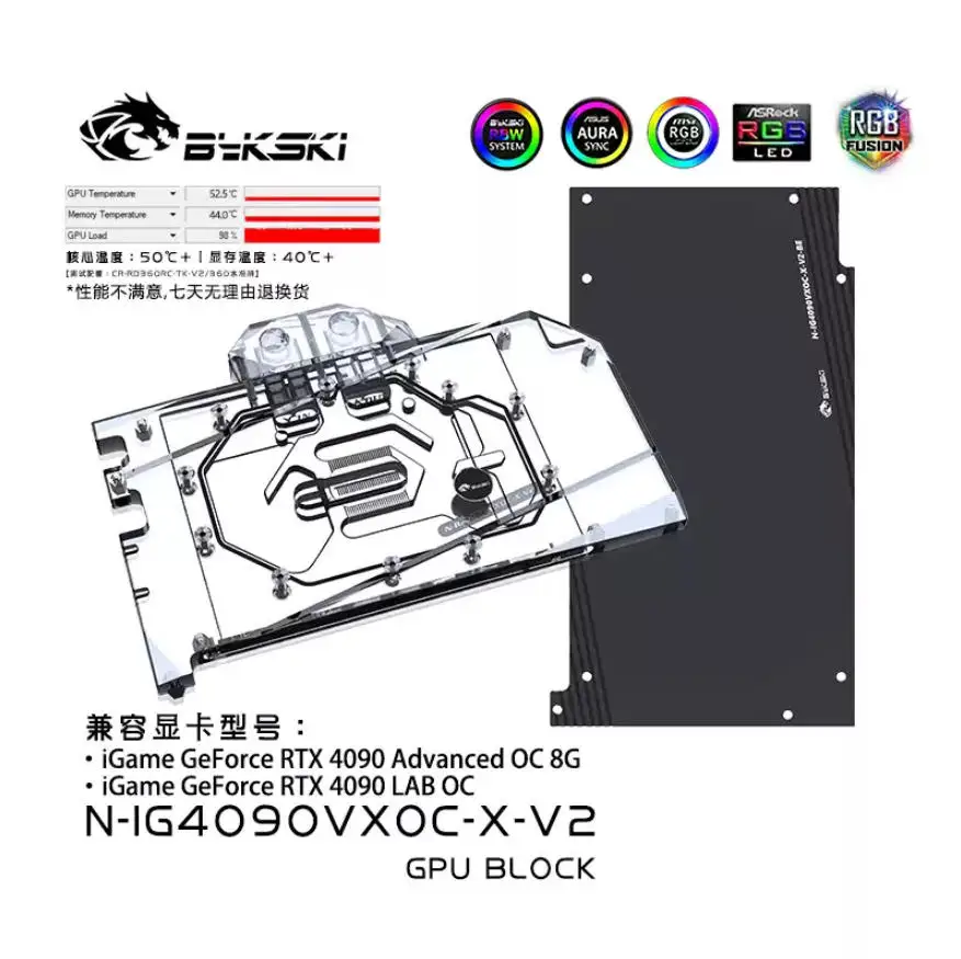 Blok Pendingin Cair Bykski unt - Rtx 4090 Water Block ulasan dan harga